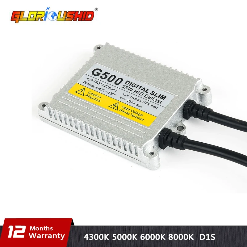 

AC Xenon 55w G500 Digital Conversion HID Xenon Ballasts Universal car Slim Replacement Ballast