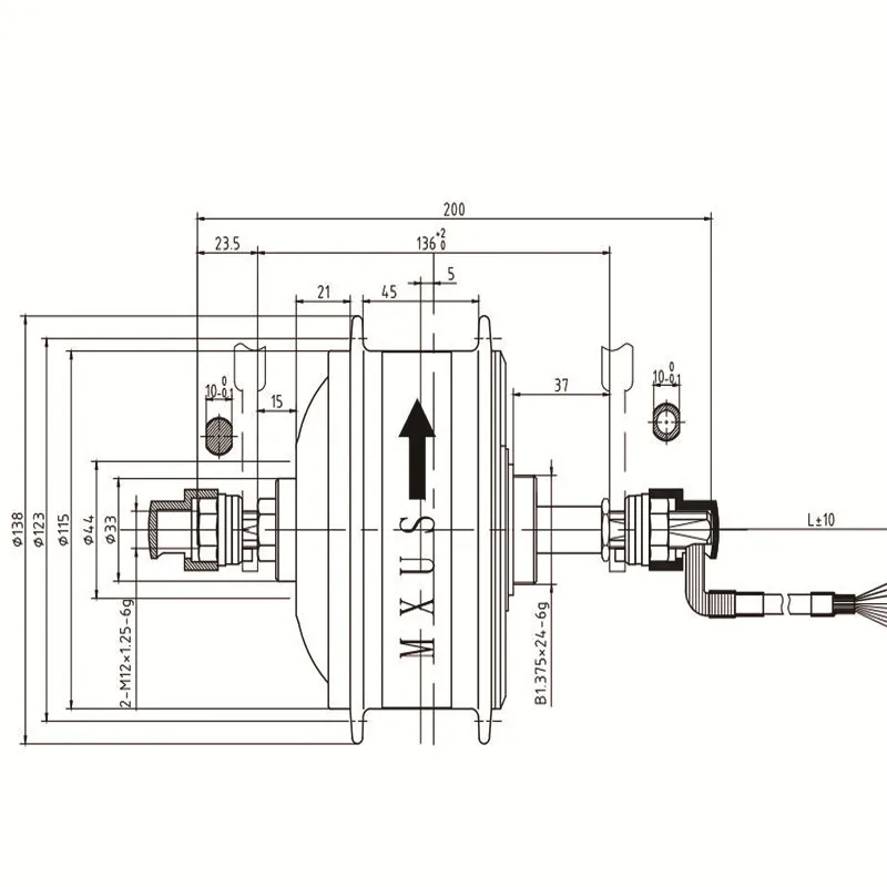 Discount Mxus 36V 48V Motor Rear 240 W Electric Motor  For Bicycle  Motor For A Scooter  Electric Skate  Gasoline Engine For Bicycle 5