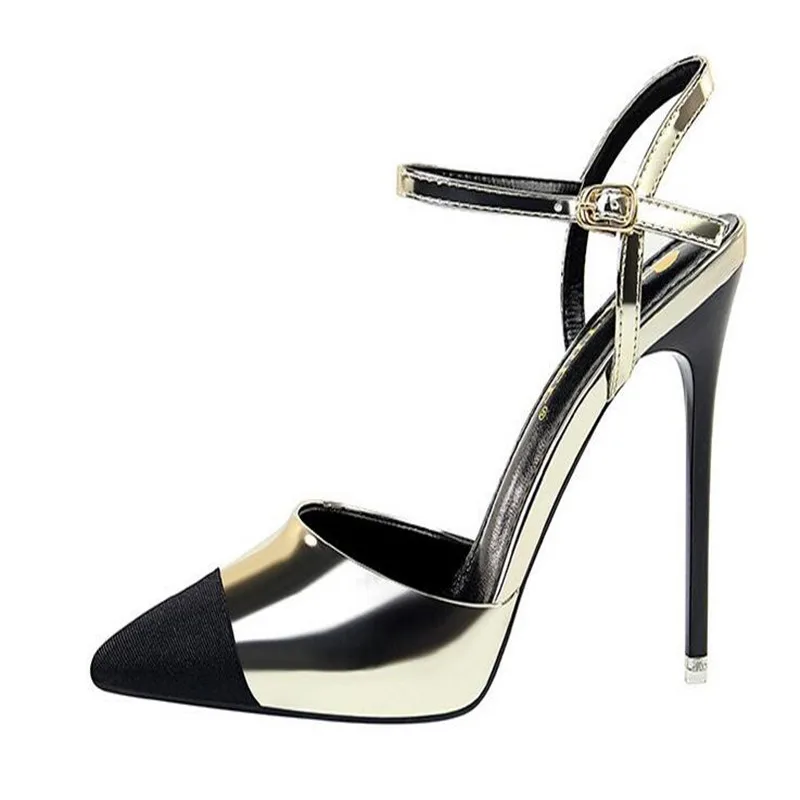  BIGTREE woman high heel mules sandals sexy pumps Fashion professional OL women's shoes hollow point