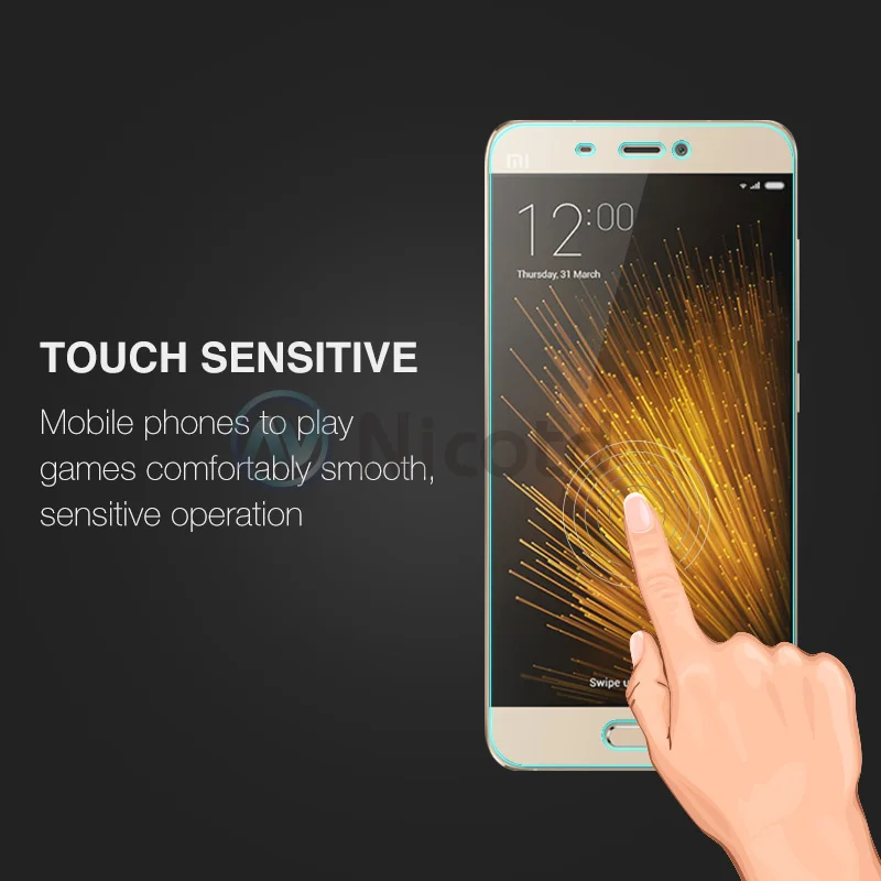 Nicotd 2.5D 9H закаленное стекло премиум класса для Xiaomi Mi5 M5 защита экрана закаленная