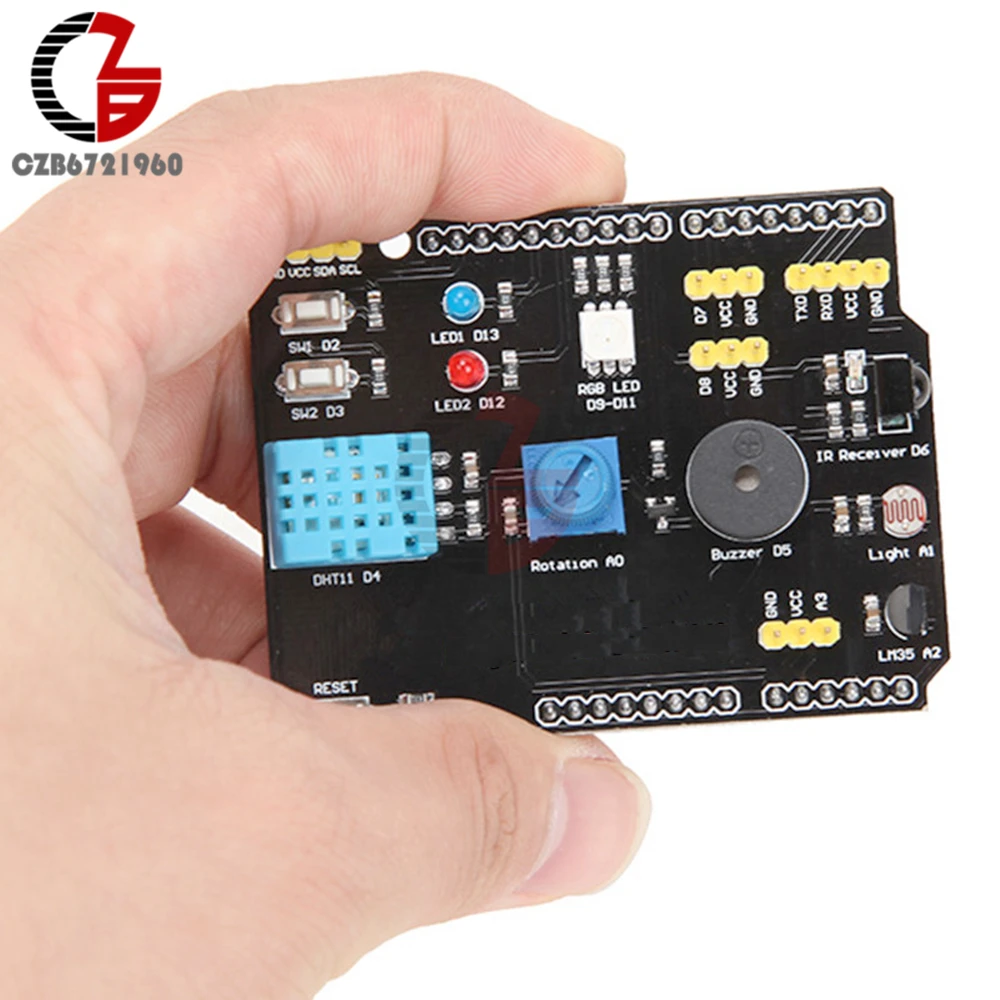 Multifunctional Expansion Board DHT11 Temperature and Humidity LM35 Temperature