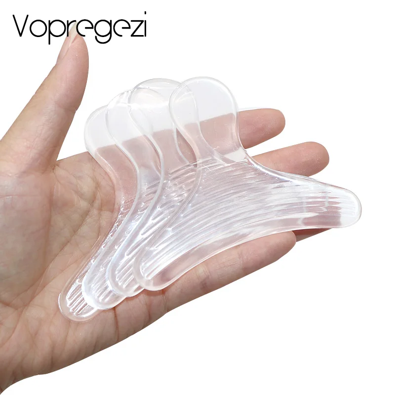 Vopregezi Transparent High Heel Shoe Gel Pads Silicone Insole Protector for Heels Rubbing Foot Care Pedicure Gel Insoles Insert