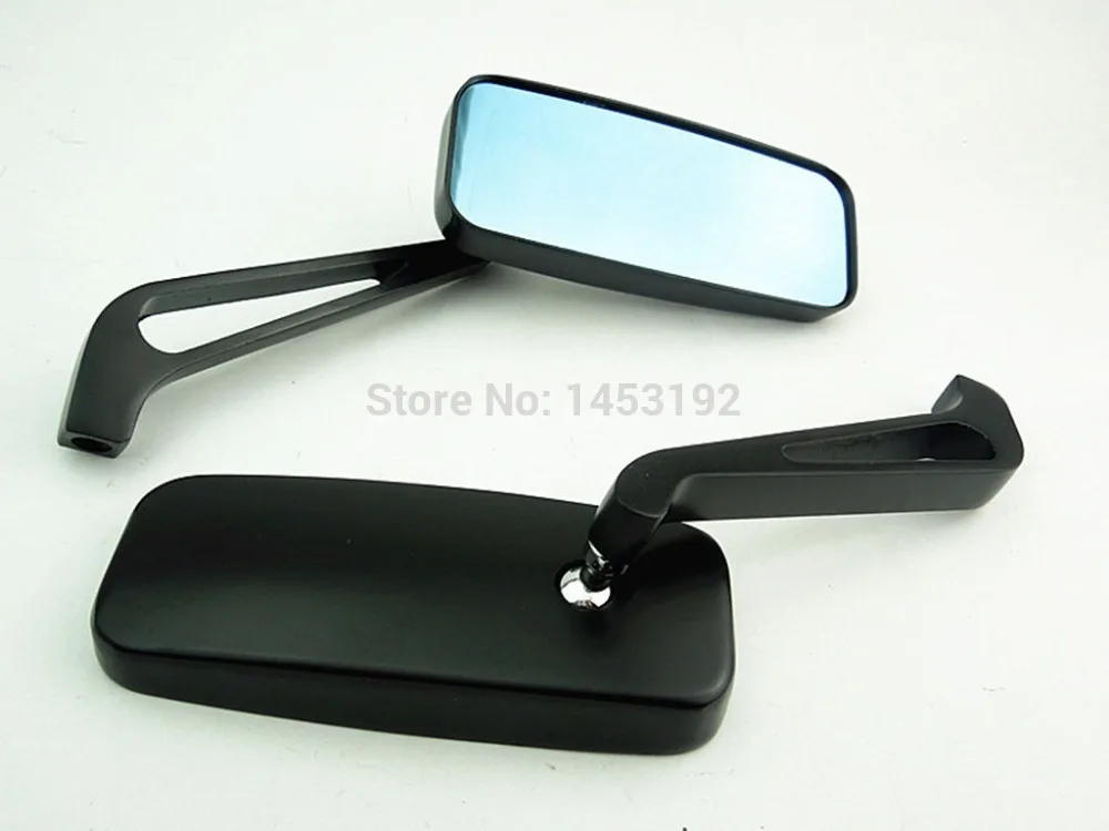 

Black Rectangle Rearview Mirror For Honda Shadow VT VTX For Yamaha V Star Max Virago