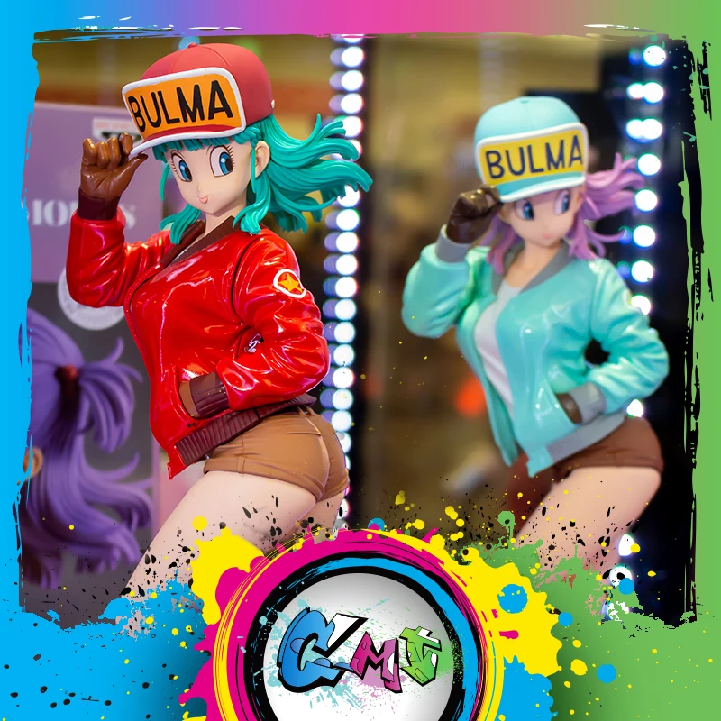 

CMT In Stock Origianl Banpresto Dragon Ball DB Glitter GLamours Bulma II Special Color Normal Color Ver Anime Toys Figure