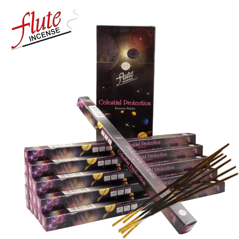 

FLUTE 200 Sticks/Pack Celestial Protection Luck Cored Incense Sticks Handmade From Indian Burning in Living room For Aromatic