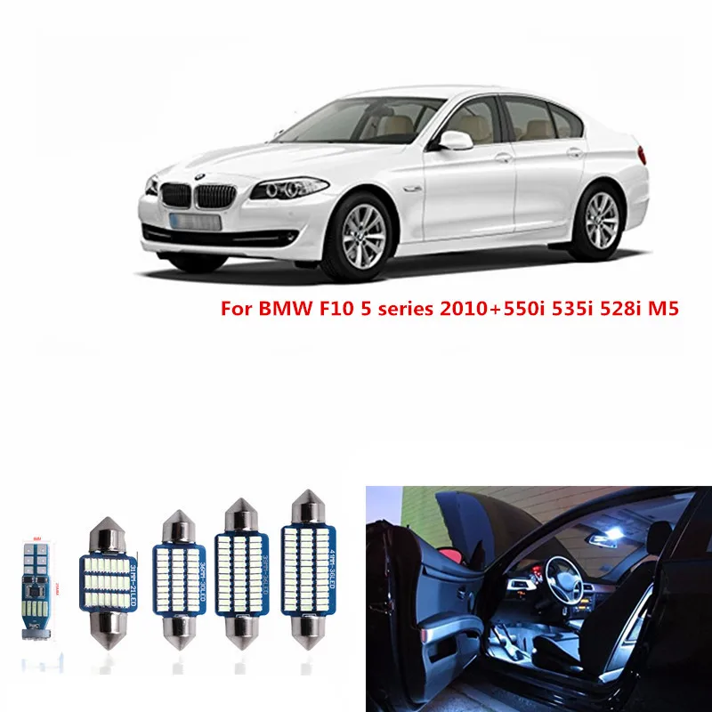

Car led Canbus No Error Dome footwell Truck Lighting Bulb Led Car Interior Light Kit for BMW F10 5 series 2010+550i 535i 528i M5