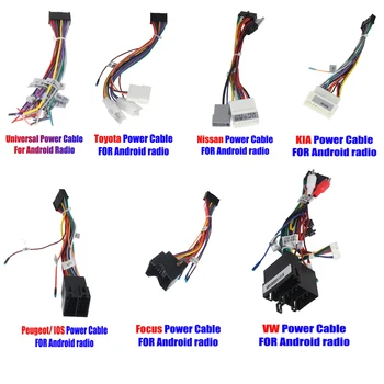

Optional accessories Special cable for your car( For Nissan/KIA/VW/Ford Focus/Toyota) For the Android radio