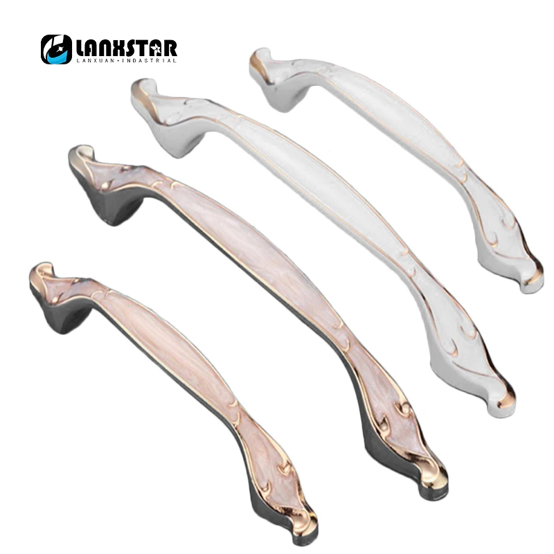 New Style Ivory White Color Furniture Hardware Handle Drawer