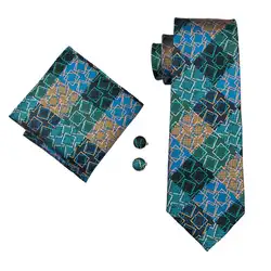 LS-1734 Барри. ван 8,5 см Для мужчин с галстуком комплект шелк Gravata Новинка Hanky запонки дропшиппинг шеи галстук для Для мужчин свадебные Бизнес