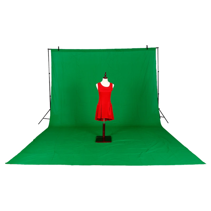 

3M X 6M Cotton Chromakey Green screen Muslin photo background cloth backdrop For Photo lighting studio
