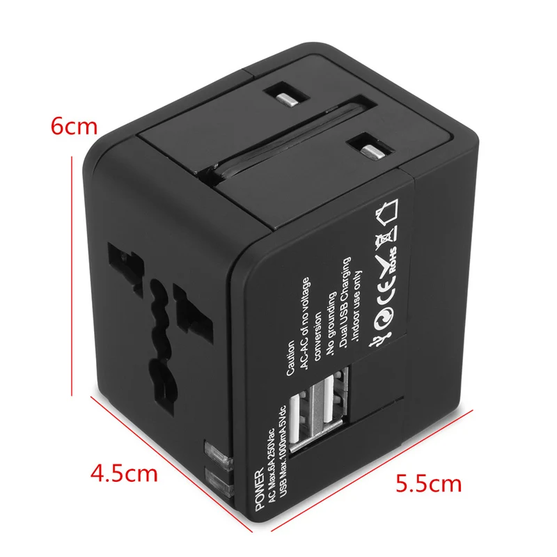 LEORY универсальный международный мир путешествия адаптер переменного тока вилка