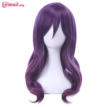 L-email парик Watashi ga Motete Dousunda Kae Serinuma Косплей парики 45 см фиолетовый волнистые синтетические волосы Perucas Косплей парик