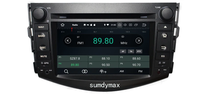 Best 7" octa core android 9.0 car multimedia player for toyota rav4 rav 4 2006-2011 with gps navigaiton audio stereo autoradio 9