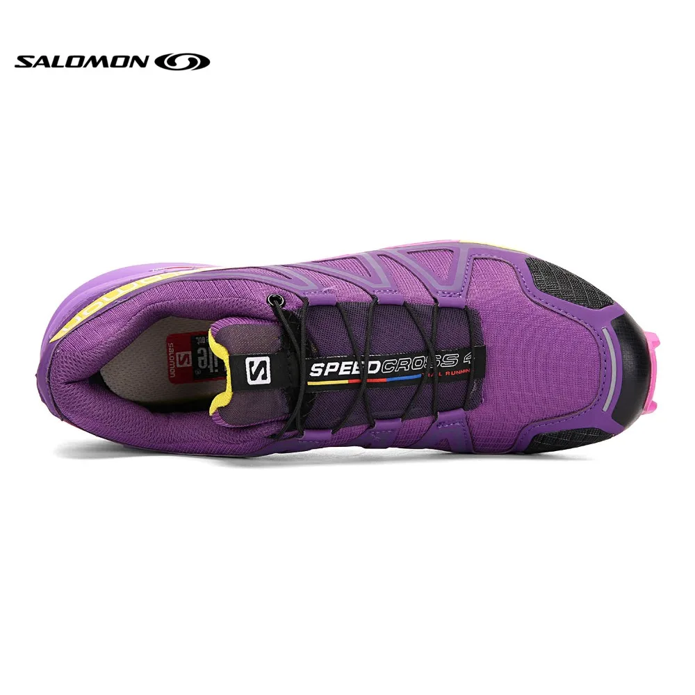 Salomon Speed Cross 4 CS III Women Running Shoes Original Outdoor Woman Athletic Sport Sneakers Speedcross 4 EUR Size 36-41