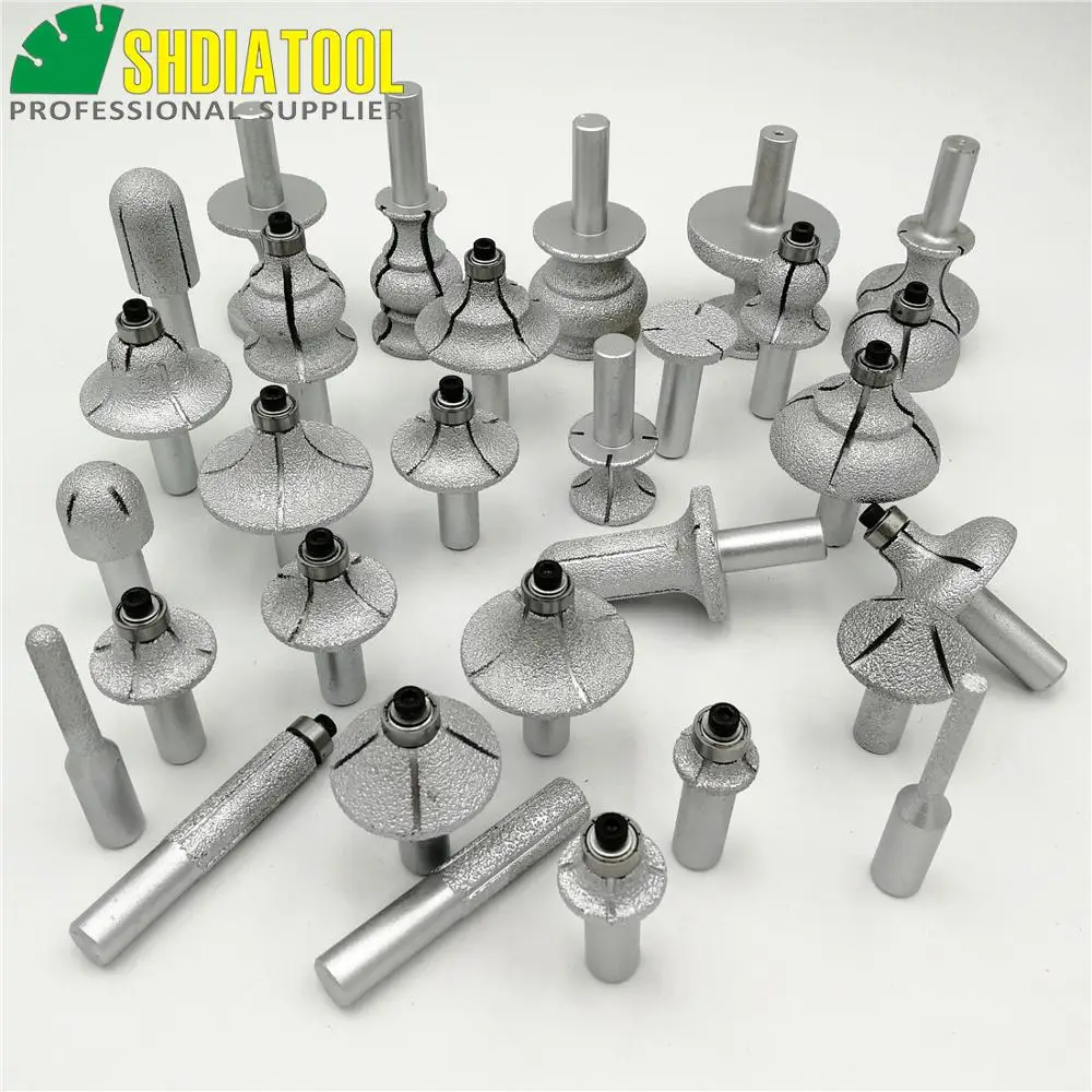 SHDIATOOL Vacuum Brazed Diamond font b Router b font Bits Granite Marble font b Router b