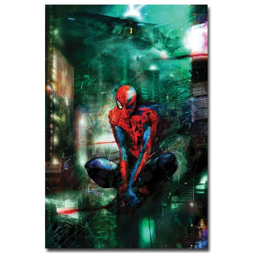 Spider Man Silk Poster Print 13x20 24x36 Movie Pictures For Living Room Decor 013 | Дом и сад