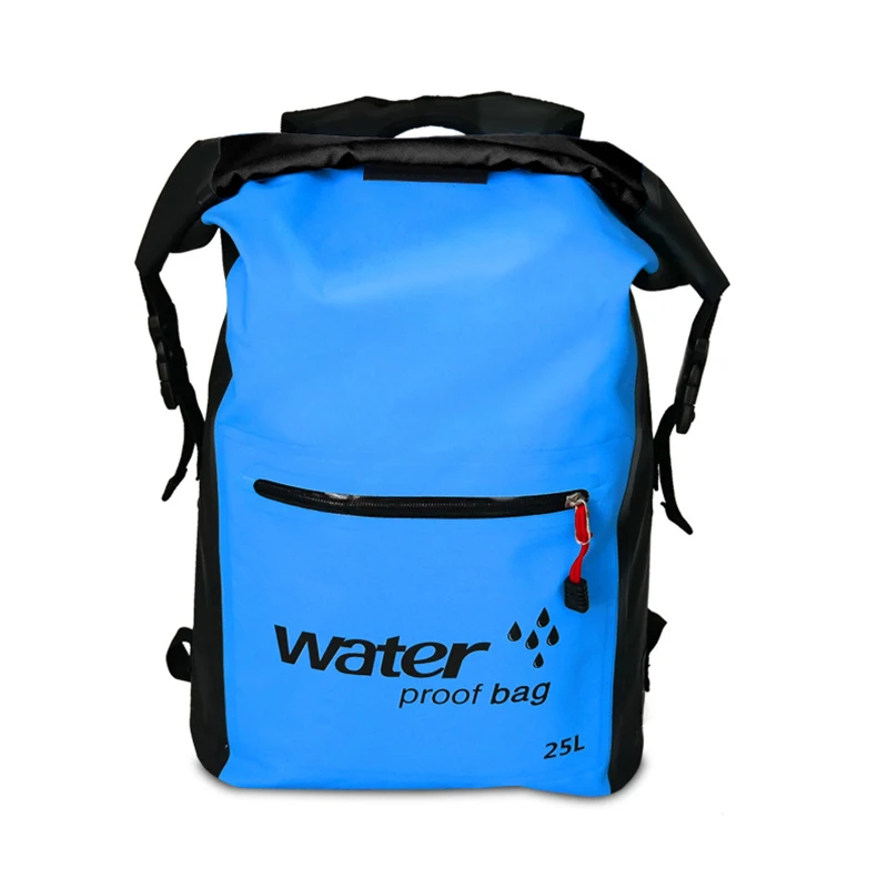 

25L Waterproof Bag Dry Bag Folding Backpack Camping Accessories For Watersports Outdoor Activities Beach Rafting Running Bags