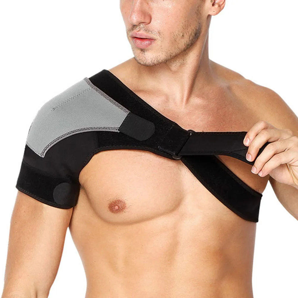 Shoulder Protector Bandage Brace Adjustable Joint Pain Support Strap
