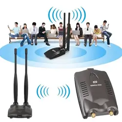 Беспроводной 3000 МВт высокое Мощность USB Wifi адаптер для Ralink N9100 3070 Чипсет PC Wi-Fi приемник внешнего Wi-Fi для ноутбуков Тетрадь