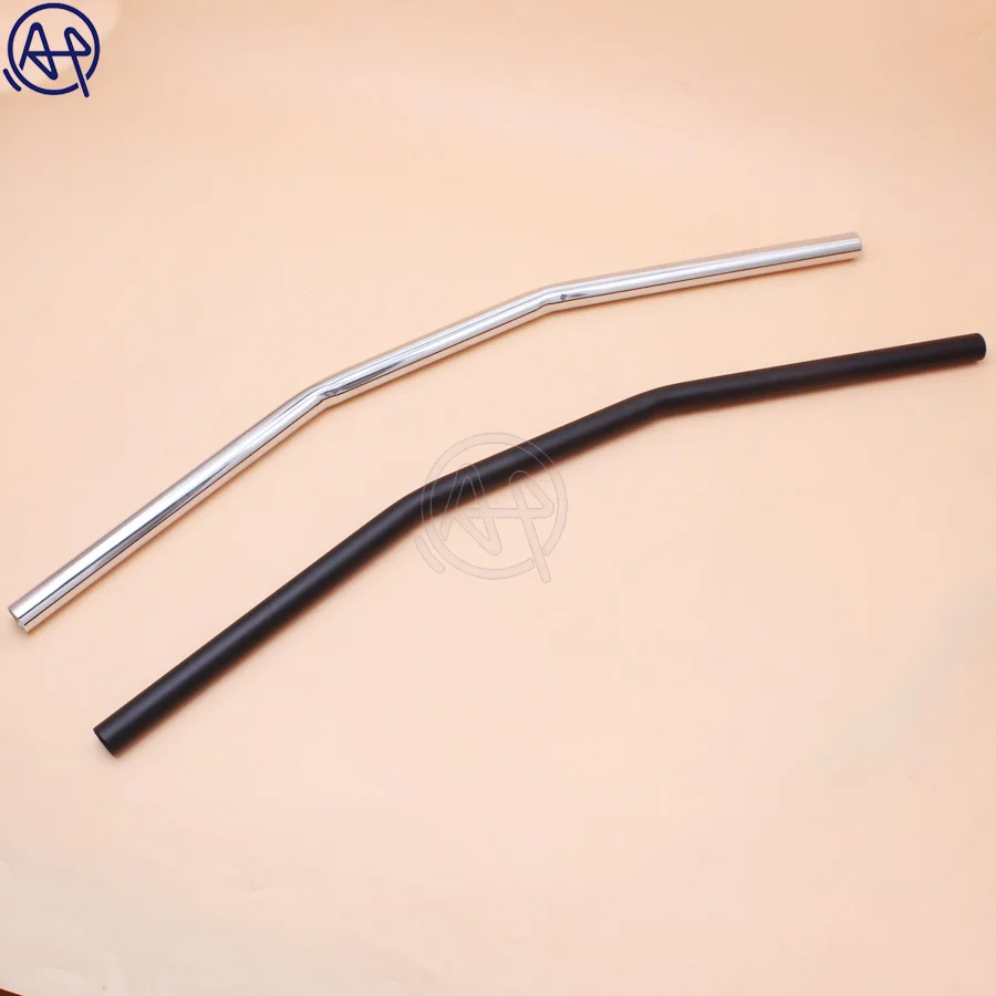 Руль мотоцикла 7/" 22 мм черная прямая планка для Honda Kawasaki Yamaha Suzuki Harley Chopper Bobber