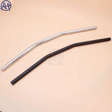 Руль мотоцикла 7/" 22 мм черная прямая планка для Honda Kawasaki Yamaha Suzuki Harley Chopper Bobber