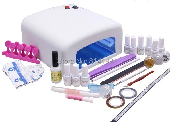 new Nail Art tools Pro DIY Full Set Led Soak Off Uv Gel Polish Manicure File