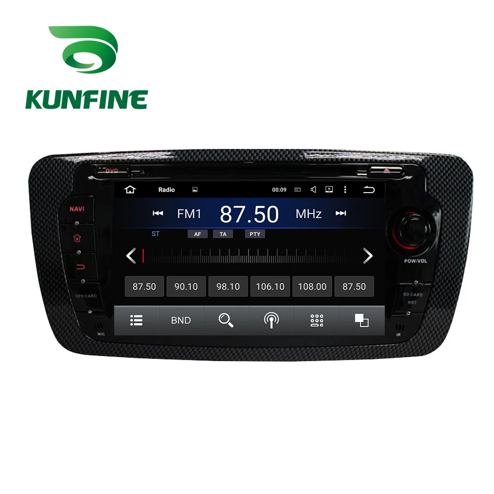 Android Car DVD GPS Navigation Multimedia Player Car Stereo For Seat Ibiza 2013 Radio Headunit-D