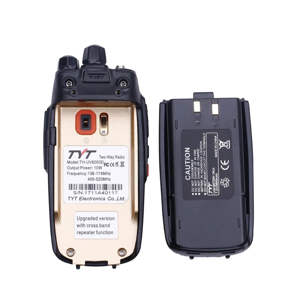 2pcs Tyt Th Uv8000d Walkie Talkie 10watts Cross Band Repeater Dual Band Vhf Uhf Handheld Fm Transceiver 10km Ham Radio Walkie Talkie Aliexpress