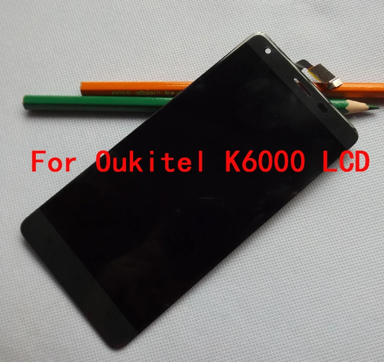 100 Original For Oukitel K6000 LCD Display Touch Screen Digitizer Replacement Ffree Shipping