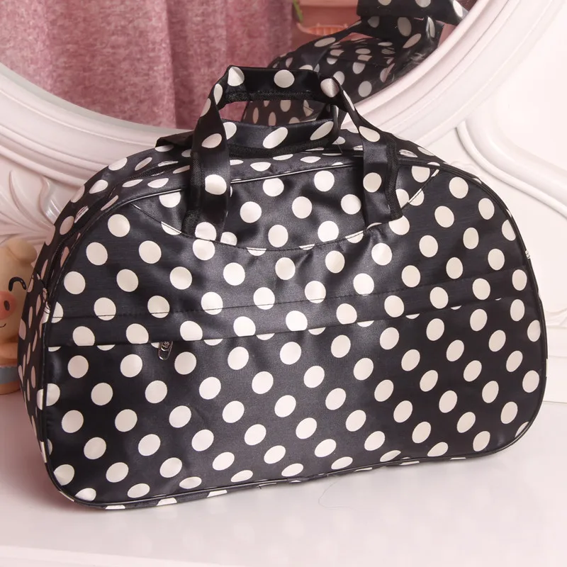 Летняя стильная сумка Малый багаж сумка для багажа Женская дорожная сумка Корейская Повседневная Bolsa Feminina Размер S - Цвет: WHITE CIRCLE  S