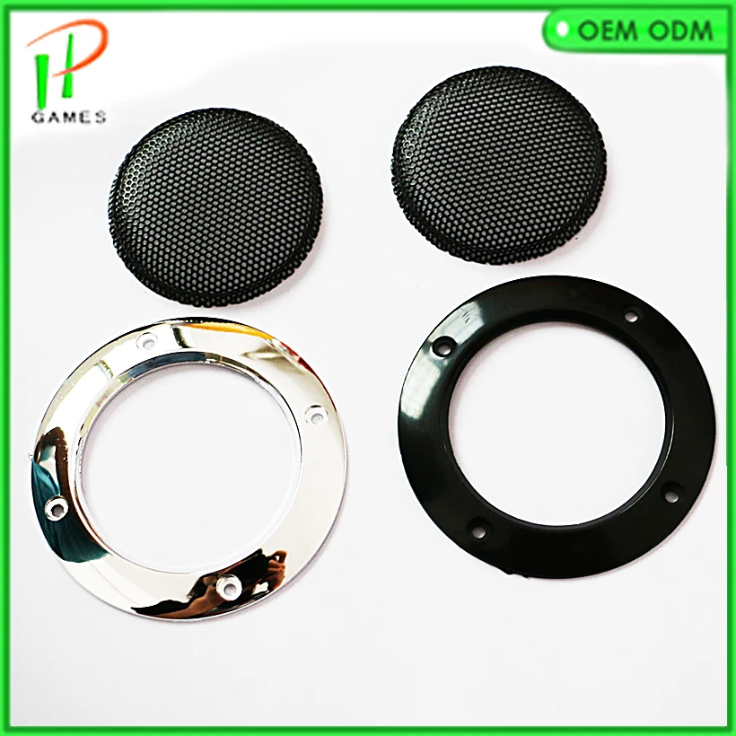 

100pcs 2 inch 65mm Silver Circle Round Mesh Woofer Protective Grille Speaker for Decorative Arcade game cabinet machine parts