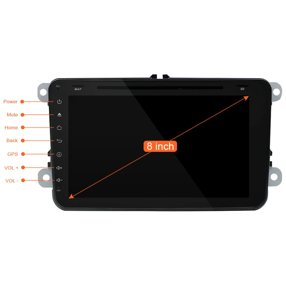 Flash Deal Eunavi 2 Din 8