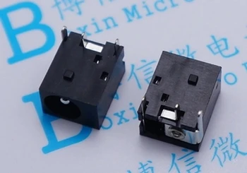 

Free shipping 100pcs DC-044 Round DC power socket DC044 5.5 - 2.1 MM 5.5*2.1mm sockets female connector 3pins soldering ROHS