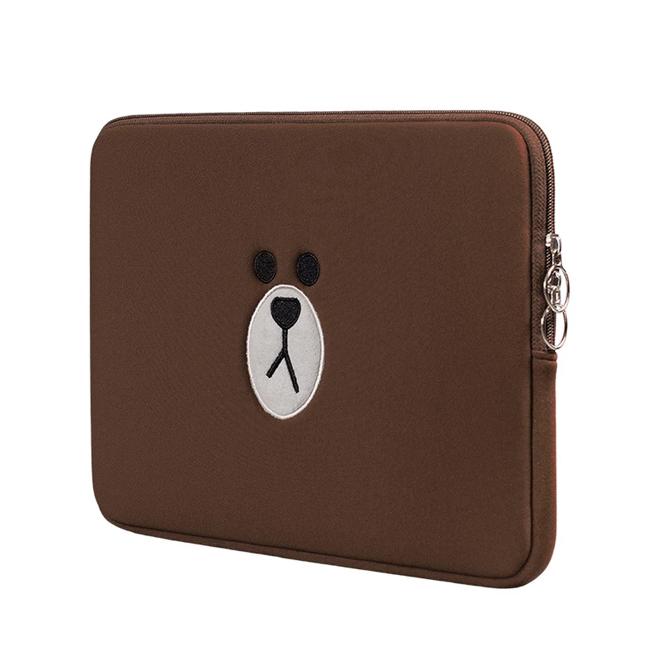 Cute Laptop Sleeve Bags Tablets Pouch Case for Funda Apple iPad 7.9 9.7 For Macbook Air 11 12 13 15 for Xiaomi Mi Pad Air 13.3