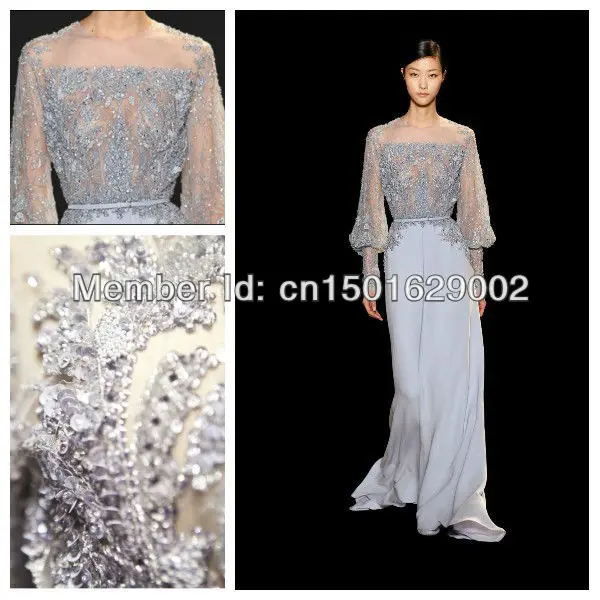 ph0814 custom made long sleeve lace ...