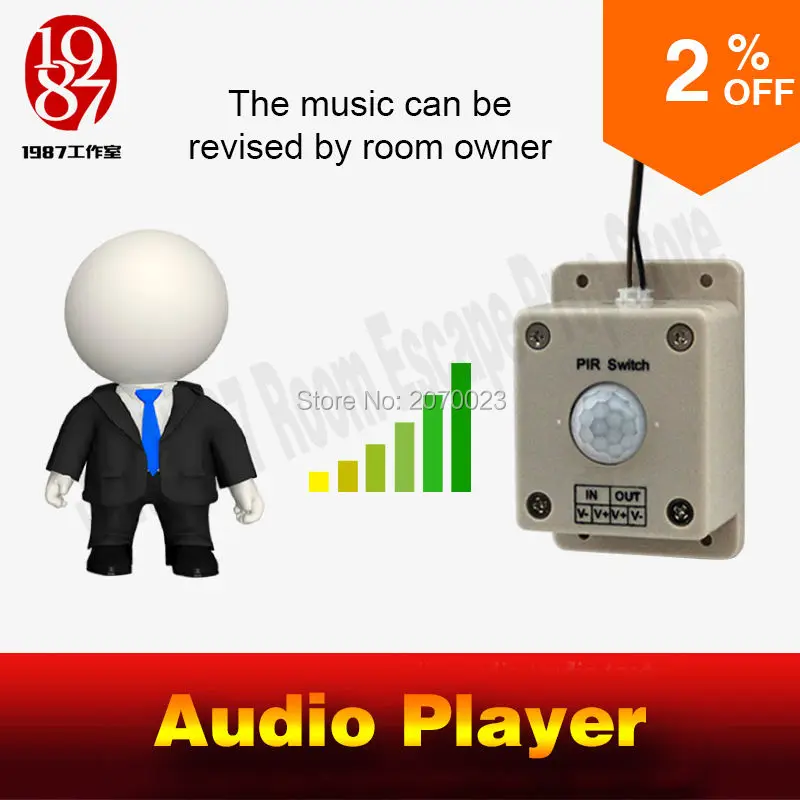 bilder für Audio sound player prop Takagism spiel echte llive room escape ton spielen wenn erkennt menschlichen play audio musik zu schaffen atmosphäre bilder für Audio sound player prop Takagism spiel echte llive room escape ton spielen wenn erkennt menschlichen play audio musik zu schaffen atmosphäre