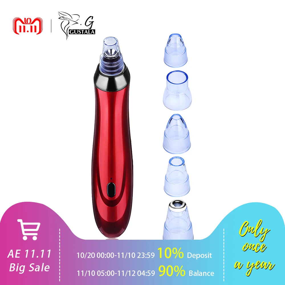 Pro Electric Blackhead Vacuum Suction Acne Remover Face Pore Spot Cleaner Beauty Facial Skin Care Tool Face Cleansing Instrument Pro Electric Blackhead Vacuum Suction Acne Remover Face Pore Spot Cleaner Beauty Facial Skin Care Tool Face Cleansing Instrument