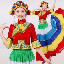 Женская Китайская вышивка костюм Hmong miao YI костюм для танцев танцевальная одежда для сцены