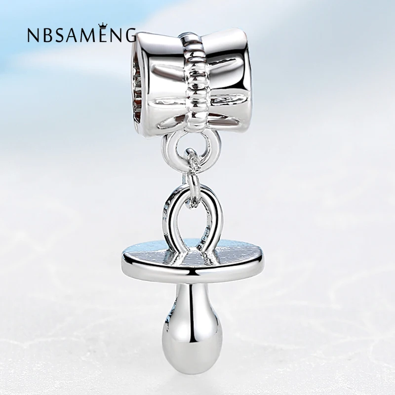 

Hot Sale Silver Plated European Nipple Haning Bead Charms Fit Pandora Bracelets & Bangles Necklaces For Women DIY Jewelry