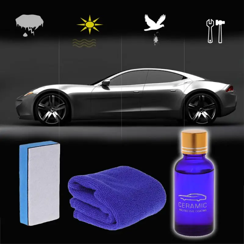 

30ML 9H Car Super Hydrophobic Glasscoat Liquid Ceramic Coat Polish Anti-scratch