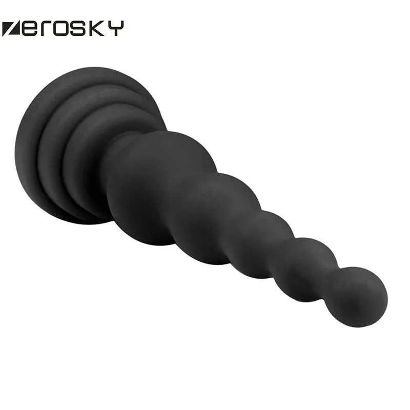 Zerosky Анальная пробка секс игрушки для женщин силиконовая бисер массажер простаты