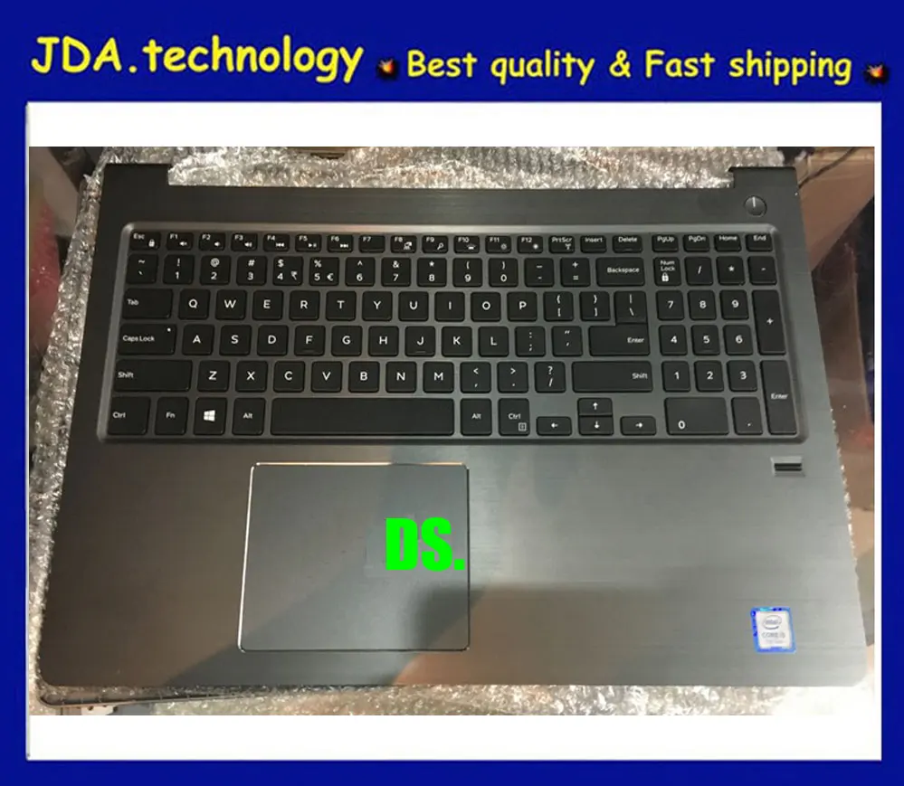 Новинка 98% подставка для рук чехол Dell Vostro 15 5000 5568 V5568 Клавиатура США верхняя крышка