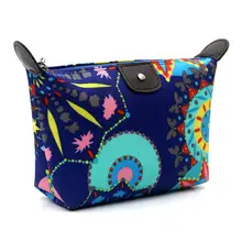New Arrival Women Cosmetic Bag Neceser Portable Make Up Bag Case Floral Print Organizer Bolsa feminina Travel Toiletry Bag Jan4