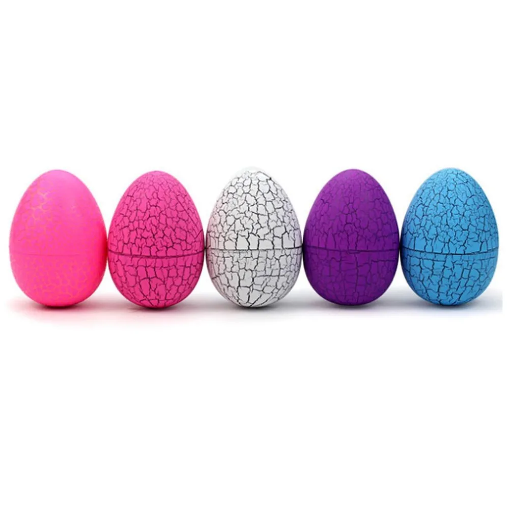 

Baby Kids Tumbler Dinosaur Cracked Eggshell Candy Packaging Gags Practical Jokes Novelty Toys Cracks Grow Egg Educational Toys