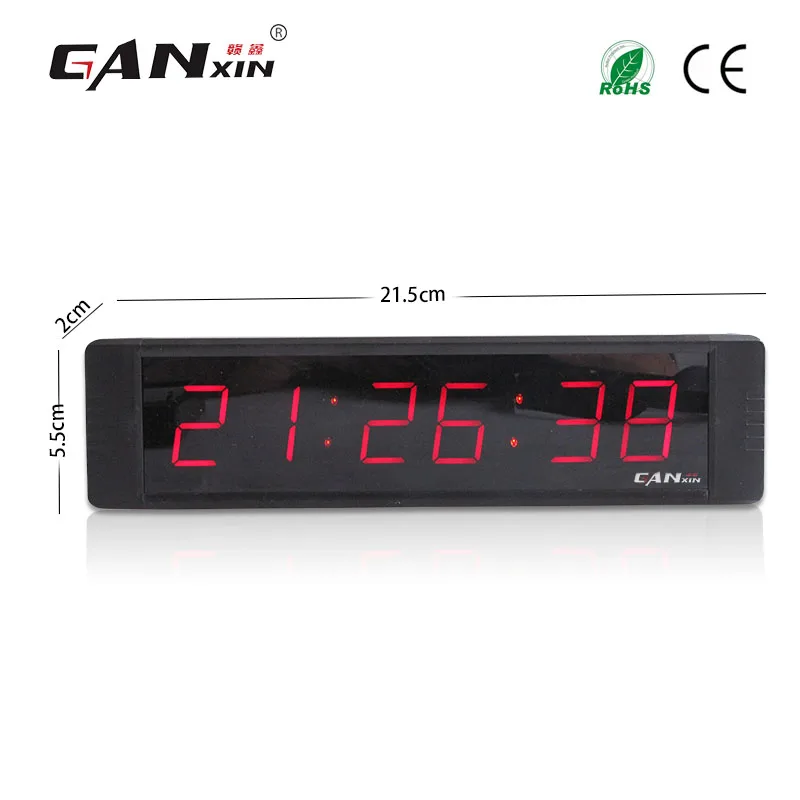 [Ganxin] 7 сегментные светодиодные цифровые настольные часы 1 дюйм|alarm clock|led digital