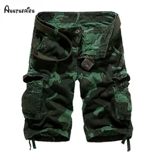 Мужские повседневные шорты без ремня, много карманов, военные камуфляжные мужские шорты,, хорошее качество, мужские шорты 55wy