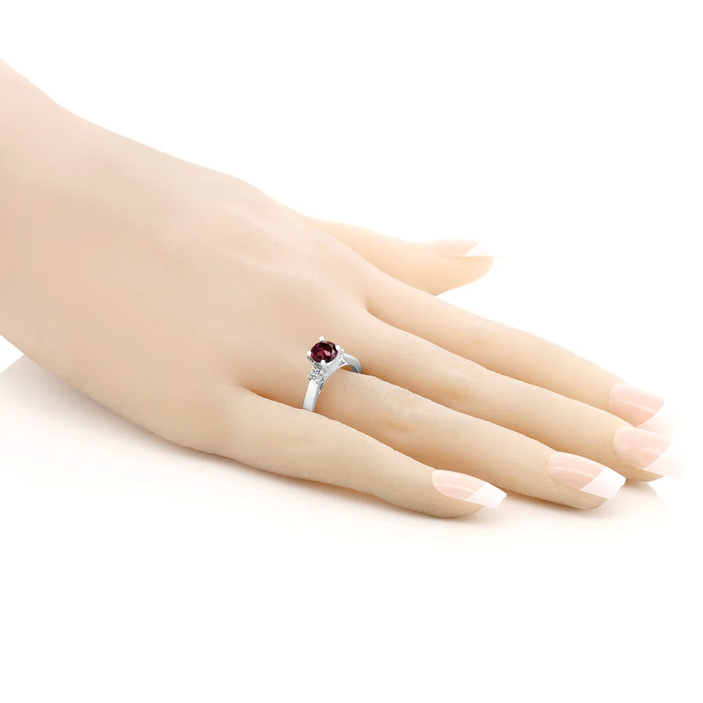 Косынка Кольца с полудрагоценными камнями для Для женщин 1 28 Ct Круглый