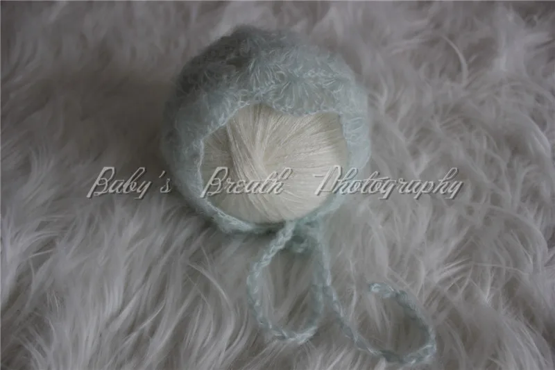 

Baby Mohair Hat Crochet Newborn Hats Photo Studio Props