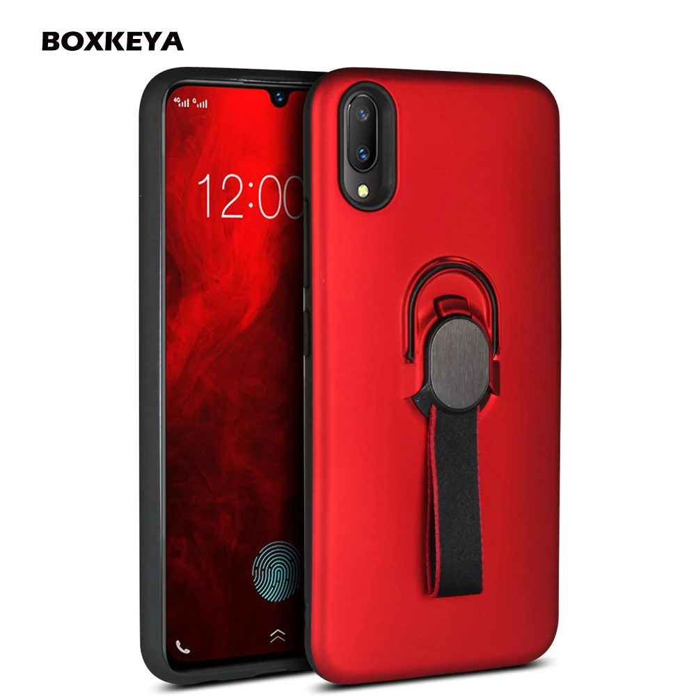 Роскошный автомобиль Кронштейн кольцо чехол для телефона Магнитный Vivo V11 Pro я