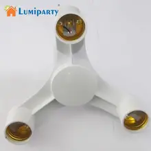 E27 1 к несколько головок конвертер лампа держатель для студии светильник светодиодный светильник лампа база светильник ing разъем потолочный светильник Кабель-адаптер